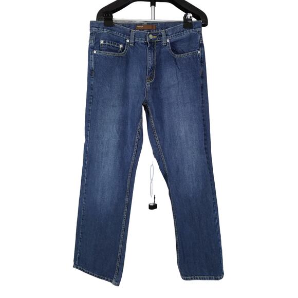 Perry Ellis blue medium wash 34 x 32 straight jeans - Picture 1 of 8